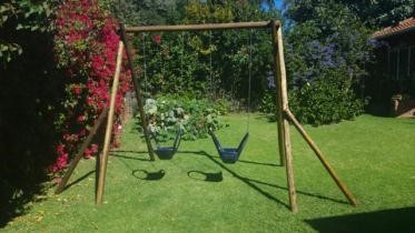Double Tyre Swing